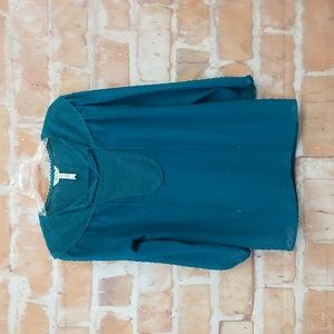 Like new Matilda Jane size medium turquoise blouse